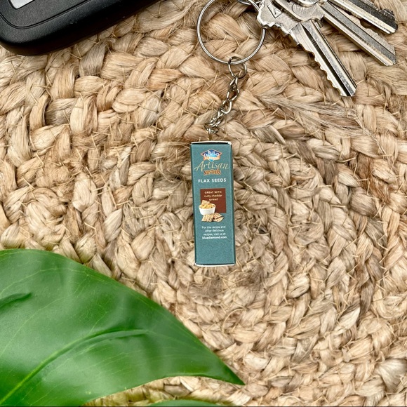 Artisan Nut-Thin Keychain | Handmade | Mini Brands | Quirky | Fun | NWOT - Picture 9 of 15